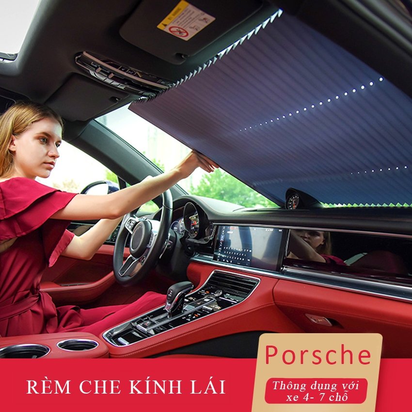 Rèm che nắng kính lái ô tô COACE Tấm chắn che nắng kính lái xe hơi có thể thu vào tiện lợi