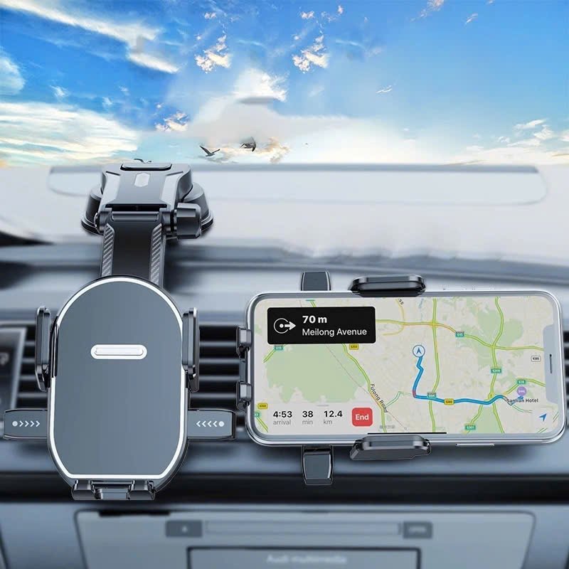 Giá đỡ điện thoại trên ô tô dán taplo A29 dạng thác nước không che tầm nhìn xoay 360 độ