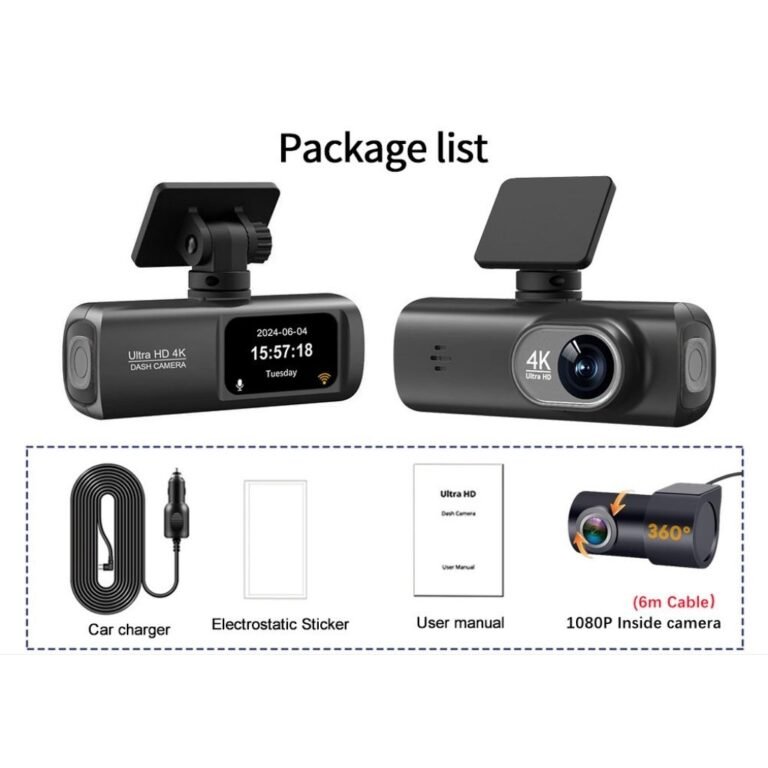 Camera hành trình FiveLand độ phân giải 2160p chất lượng video 4k