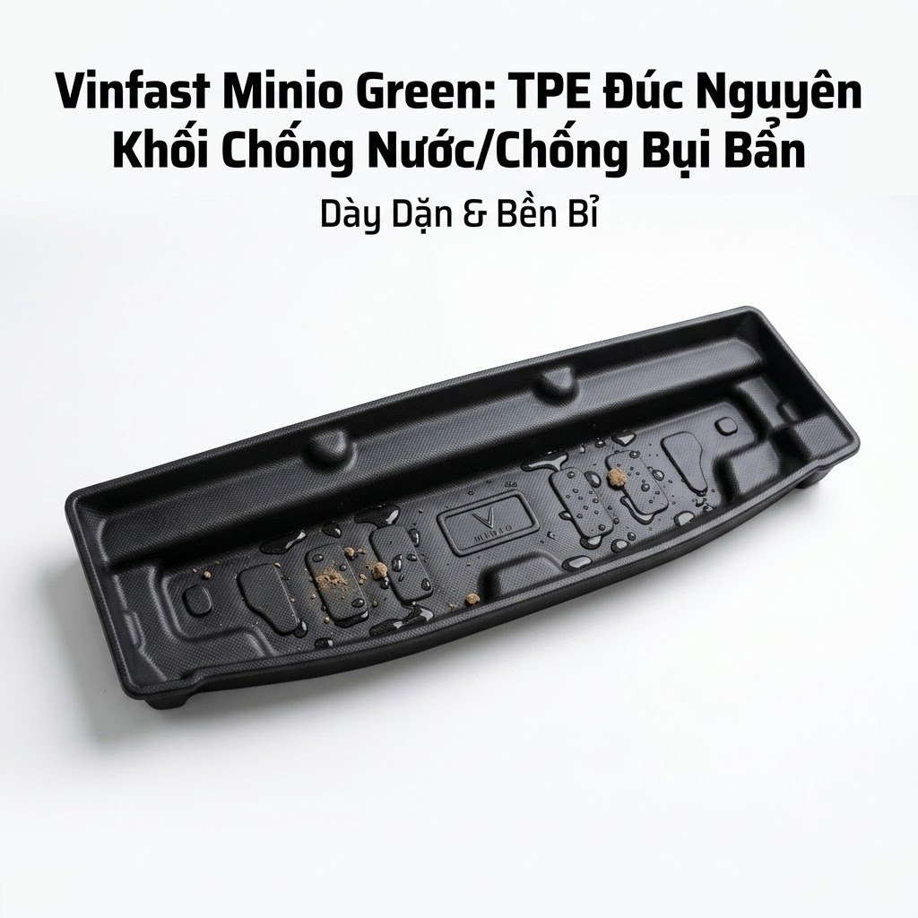 Thảm taplo oto da Nano Blockers UV, 3D Flare, Nhung lông tuyết viền Ziczac chống cong vênh