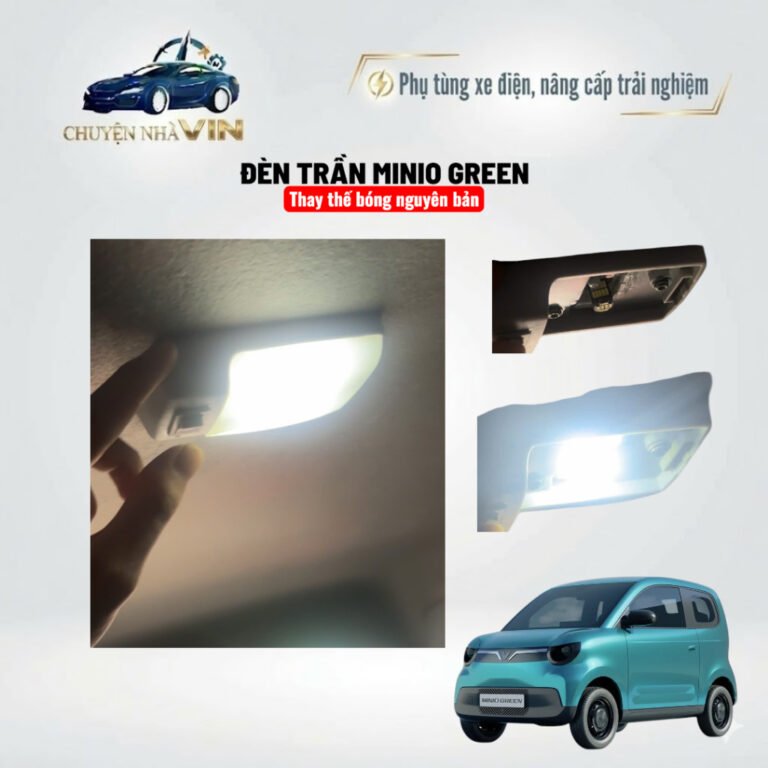 Đèn Trần LED VF2, Minio Green Cao Cấp Ánh Sáng Trắng Siêu Sáng